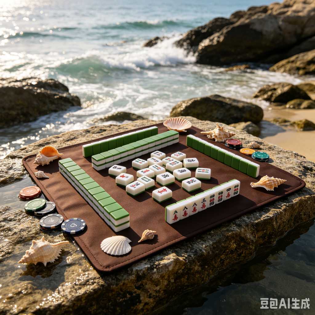 gradient pink mahjong tiles